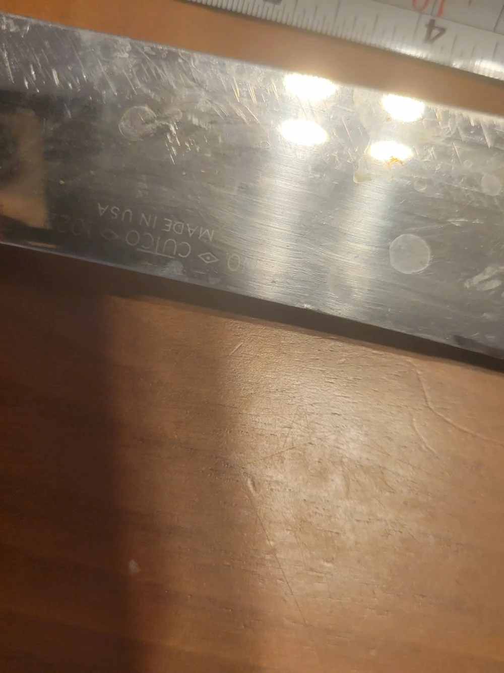 Cutco Black Handle Silver Blade Carving Knife